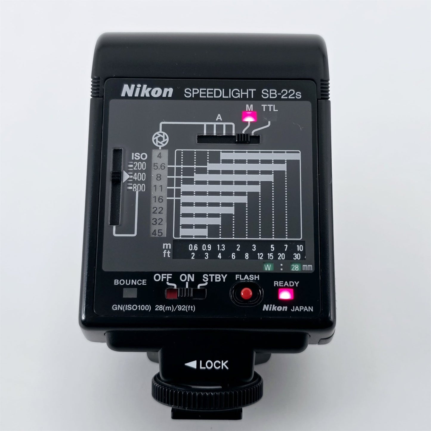 [Pre-owned] Nikon Speedlight SB-22s Flash for FM3A FE2 F100 — Near Mint+++ — Japan #5376