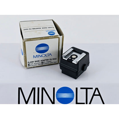 [Pre-owned] Minolta FS-1100 Flash Unit Hot Shoe Adapter — Top MINT — Japan #4197