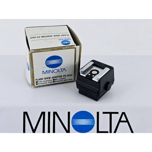 [Pre-owned] Minolta FS-1100 Flash Unit Hot Shoe Adapter — Top MINT — Japan #4197