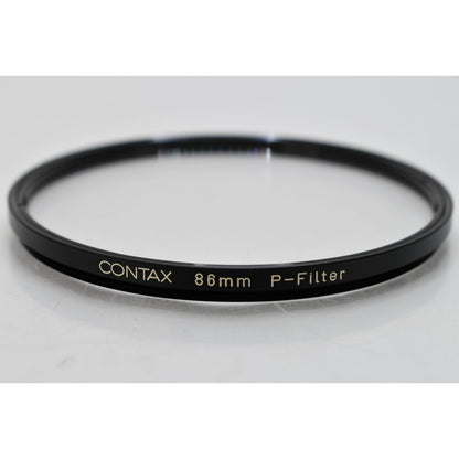 [Pre-owned] Contax P-Filter 86mm Kyocera with Case — MINT — Japan #2471