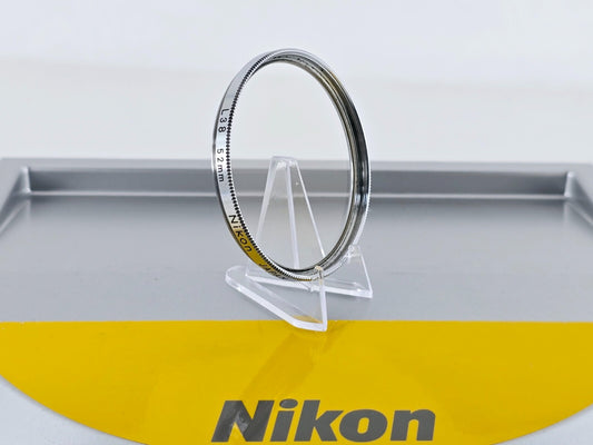 Rare!!🌸[Near MINT] Nikon L38 52mm Chrome Frame Lens Filter From Japan