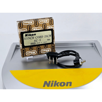 [Pre-owned] Nikon SC-5 Sync Cord 15cm — Near MINT — Japan #2956