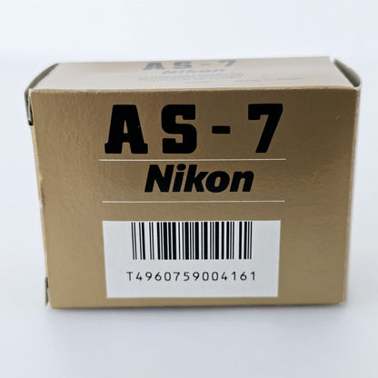 [Pre-owned] Nikon AS-7 Flash Strobe Coupler Adapter for F3 — Top Mint — Japan #5357