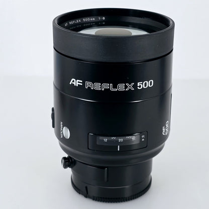 [Pre-owned] Minolta AF Reflex 500mm f/8 Mirror Telephoto Lens Sony A Mount — Mint — Japan #5796