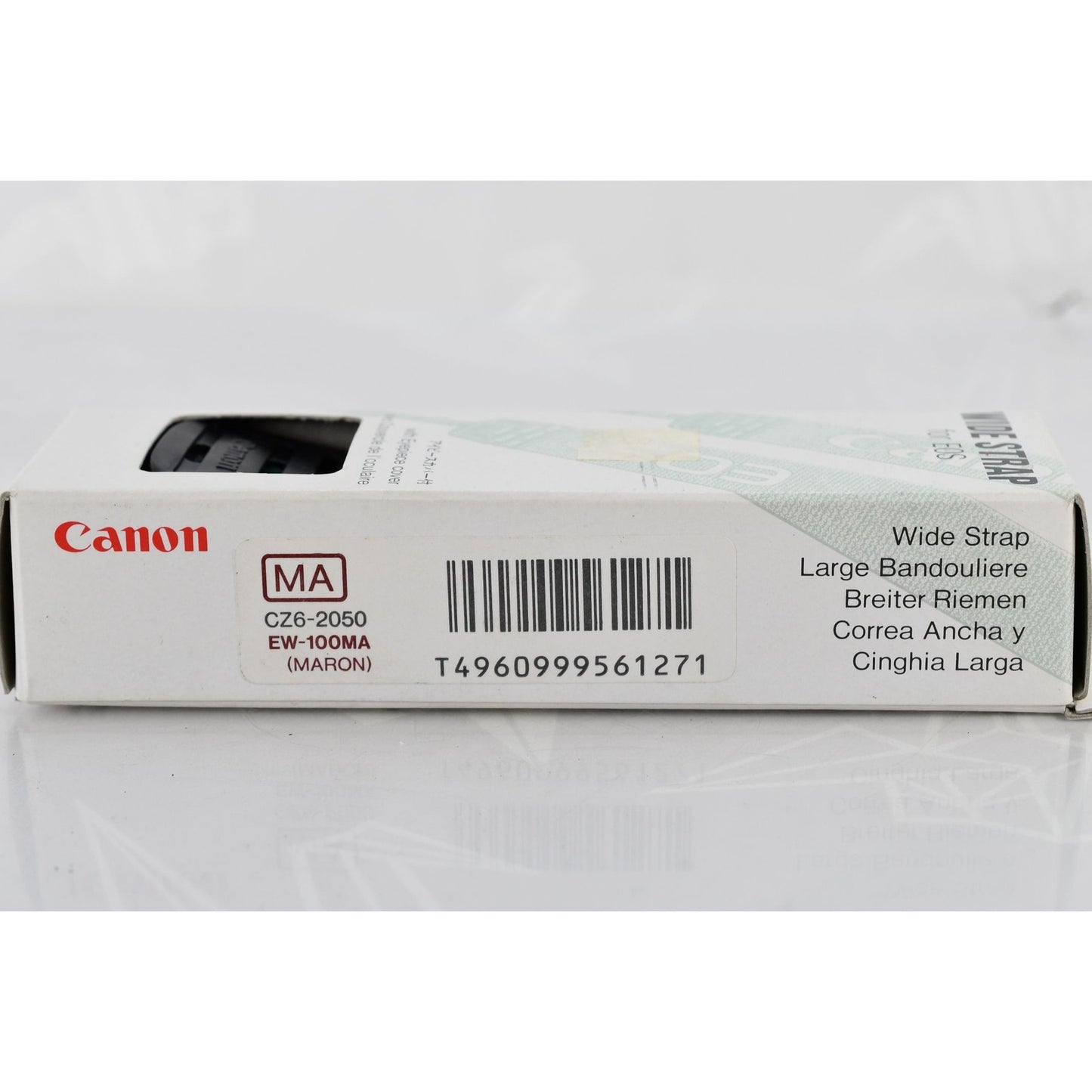 [Pre-owned] Canon EOS Genuine Neck Shoulder Wide Strap 1.57in (4cm) — Unused — Japan #2352