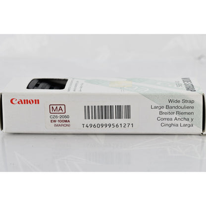 [Pre-owned] Canon EOS Genuine Neck Shoulder Wide Strap 1.57in (4cm) — Unused — Japan #2352