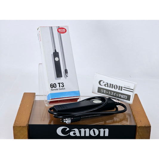 [Pre-owned] Canon Remote Switch 60 T3 for EOS-1 1N HS RS EOS-5 — Unused — Japan #4543