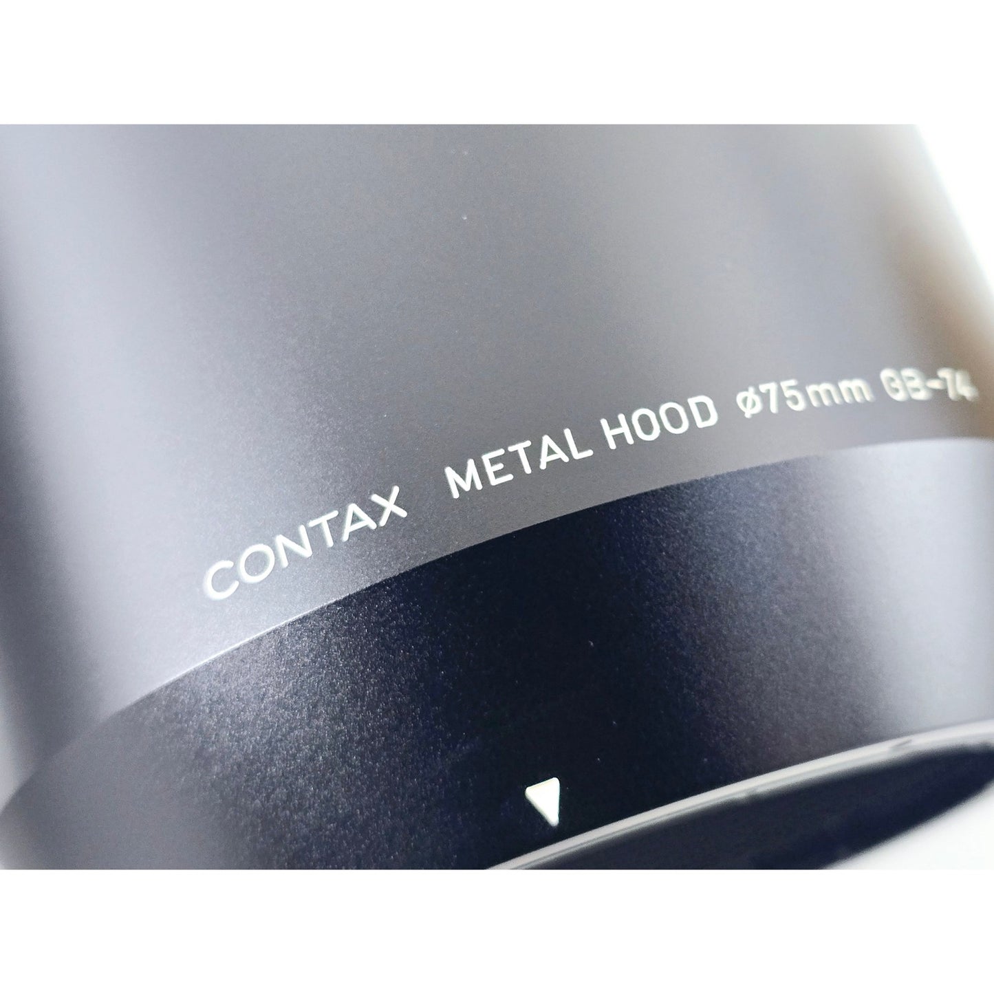 [Pre-owned] Contax GB-74 Metal Lens Hood Genuine for 645 Sonnar 210mm F4 — Unused — Japan #4814