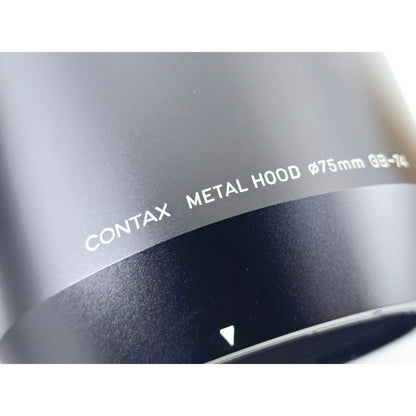 [Pre-owned] Contax GB-74 Metal Lens Hood Genuine for 645 Sonnar 210mm F4 — Unused — Japan #4814