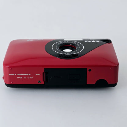 [Pre-owned] Konica K-mini Red Compact 35mm Point & Shoot Film Camera — Top Mint — Japan #5245