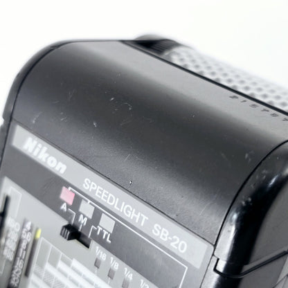 [Pre-owned] Nikon Speedlight SB-20 Shoe Mount Flash — Excellent+++++ — Japan #5493