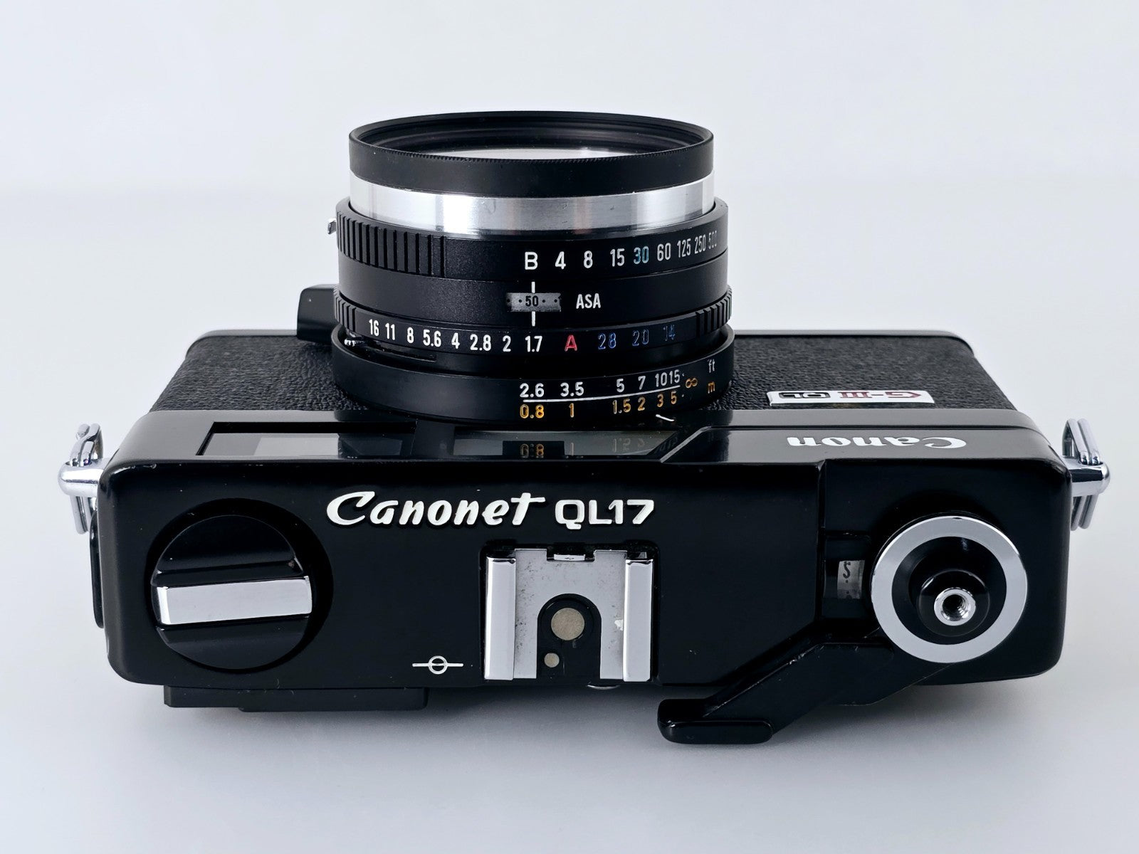 New Seal🌸[Near MINT] Canon Canonet QL17 G-III QL Black Rangefinder Camera Japan