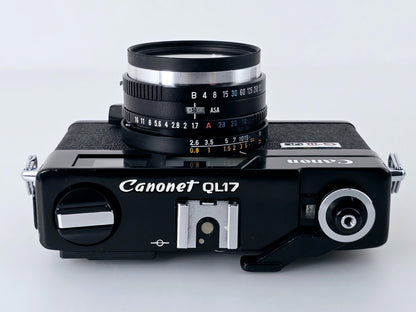 New Seal🌸[Near MINT] Canon Canonet QL17 G-III QL Black Rangefinder Camera Japan
