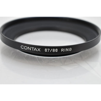 [Pre-owned] Contax Metal Hood 4 with 67/86 Adapter Ring (Genuine) — Near MINT+++ — Japan #2007