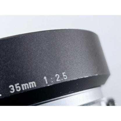 [Pre-owned] Canon 60mm Metal Lens Hood for FL 35mm F2.5 — Near MINT — Japan #4067