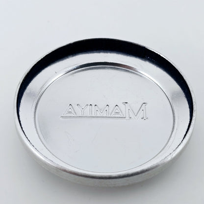 [Pre-owned] Genuine Mamiya Metal Front Lens Cap 46mm Push-On — Near Mint — Japan #5629