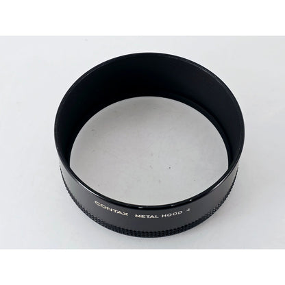 [Pre-owned] Contax Metal Lens Hood 4 with 67/86 Adapter Ring Set — MINT — Japan #4229
