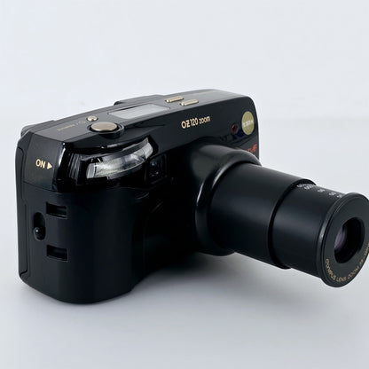 [Pre-owned] Olympus OZ 120 Zoom 35mm Point & Shoot Film Camera Black — Near Mint — Japan #5641
