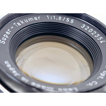 [Pre-owned] Pentax Super-Takumar 55mm F1.8 MF Lens M42 — Near MINT — Japan #4022