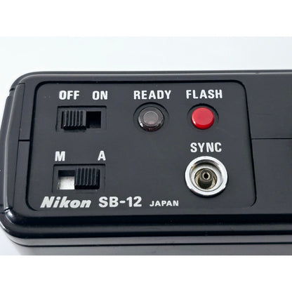 [Pre-owned] Nikon Speedlight SB-12 Shoe Mount Flash for F3 HP — Near MINT — Japan #5158