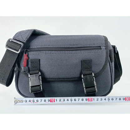 [Pre-owned] Genuine Canon Camera Lens Shoulder Bag Nylon Black — Near MINT — Japan #4804