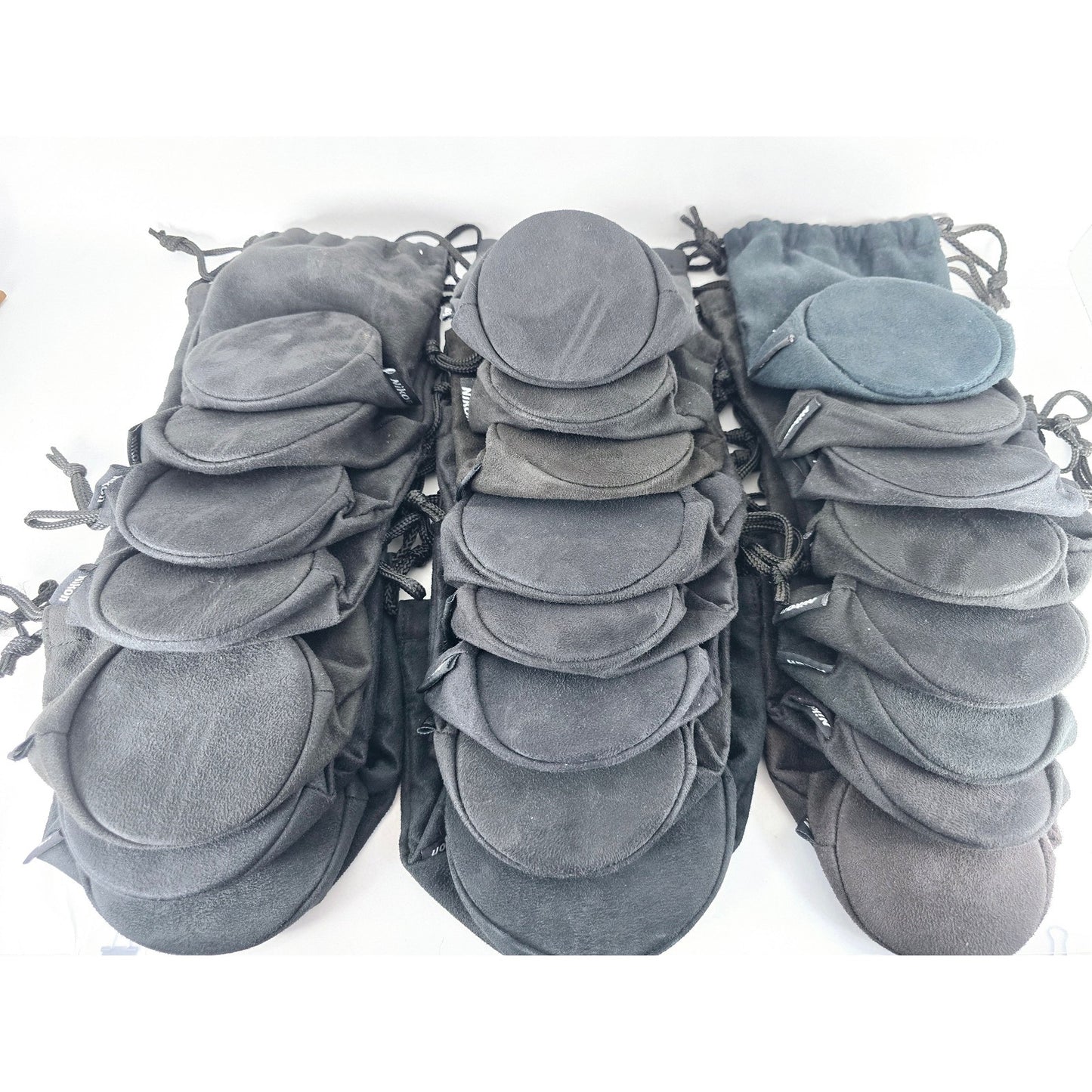 [Pre-owned] Nikon Lens Pouches Assorted Lot (Various Styles) — Near MINT — Japan #4594