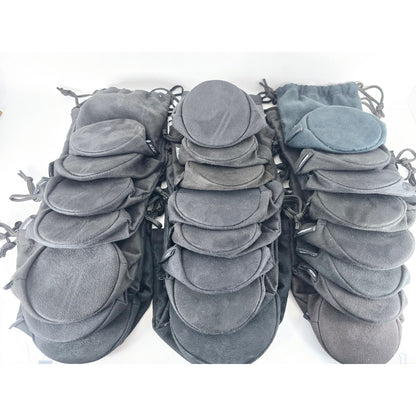 [Pre-owned] Nikon Lens Pouches Assorted Lot (Various Styles) — Near MINT — Japan #4594