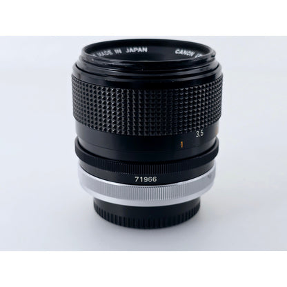 [Pre-owned] Canon FD 100mm F2.8 S.S.C. MF Telephoto Lens — Near MINT — Japan #4836