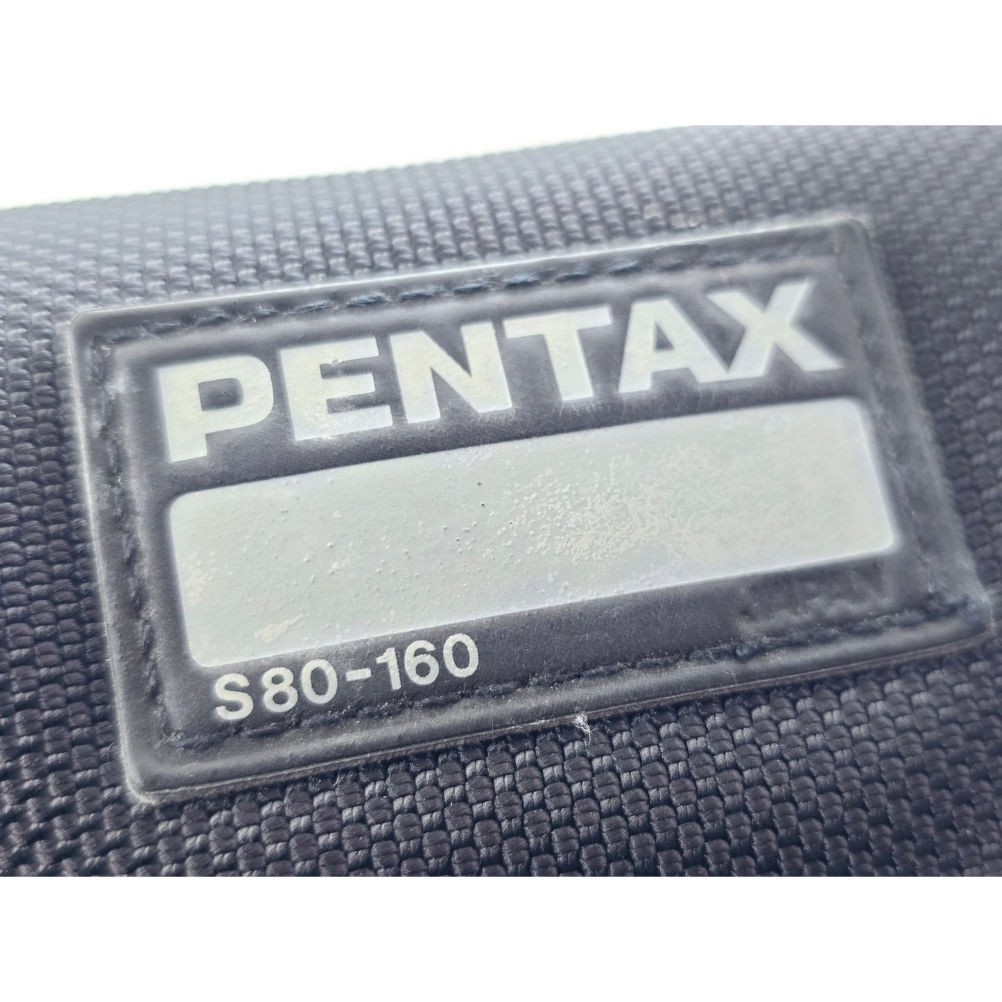 [Pre-owned] Pentax S80-160mm Genuine Soft Lens Case — Near MINT — Japan #2888