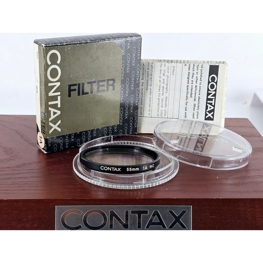 [Pre-owned] Contax 55mm 1A MC Lens Filter — Near MINT — Japan #3656