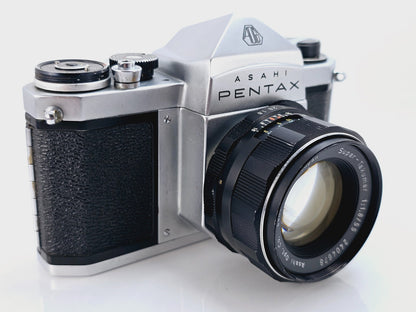 🌸[Near MINT] Pentax SB2 SLR 35mm Film Camera Super Takumar 55/1.8 Genuine Japan