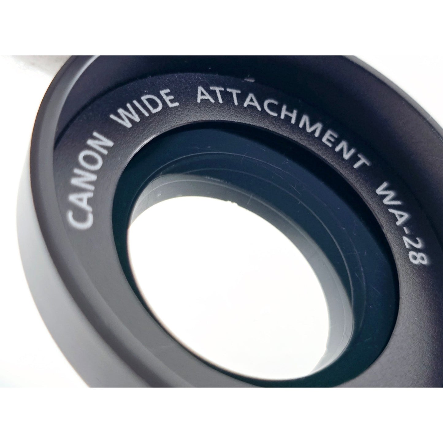 [Pre-owned] Canon WA-28 Wide Attachment Lens for Camcorder — Near MINT — Japan #3842