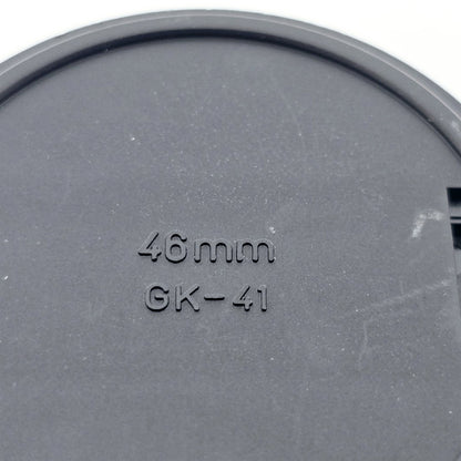 [Pre-owned] Contax GK-B Body Cap & GK-41 46mm Front Lens Cap for G1 G2 — Mint — Japan #5628