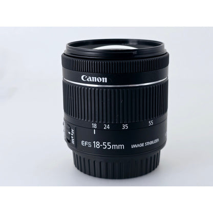 [Pre-owned] Canon EF-S 18-55mm F4-5.6 IS STM AF Zoom Lens — MINT — Japan #4888