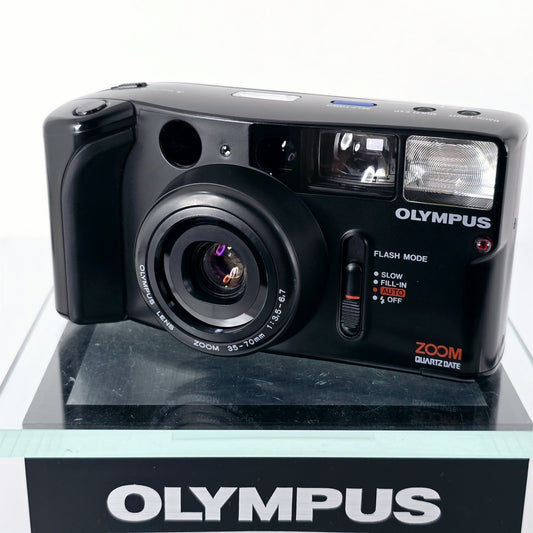 [Pre-owned] Olympus AZ-1 Zoom Quartz Date 35mm Film Camera — Near Mint+++ — Japan #5463
