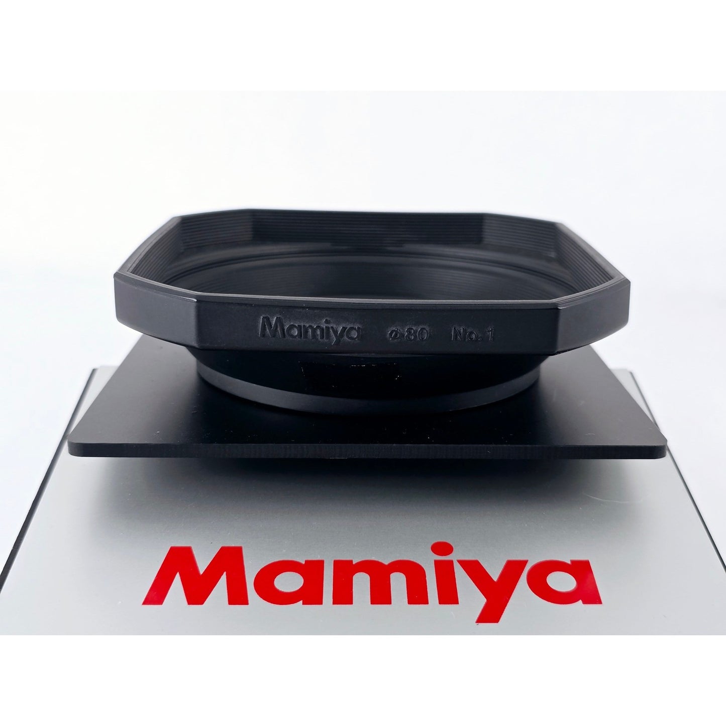 [Pre-owned] Mamiya 80mm No.1 Rubber Lens Hood for RZ/RB 50mm-65mm or M645 — MINT — Japan #2976