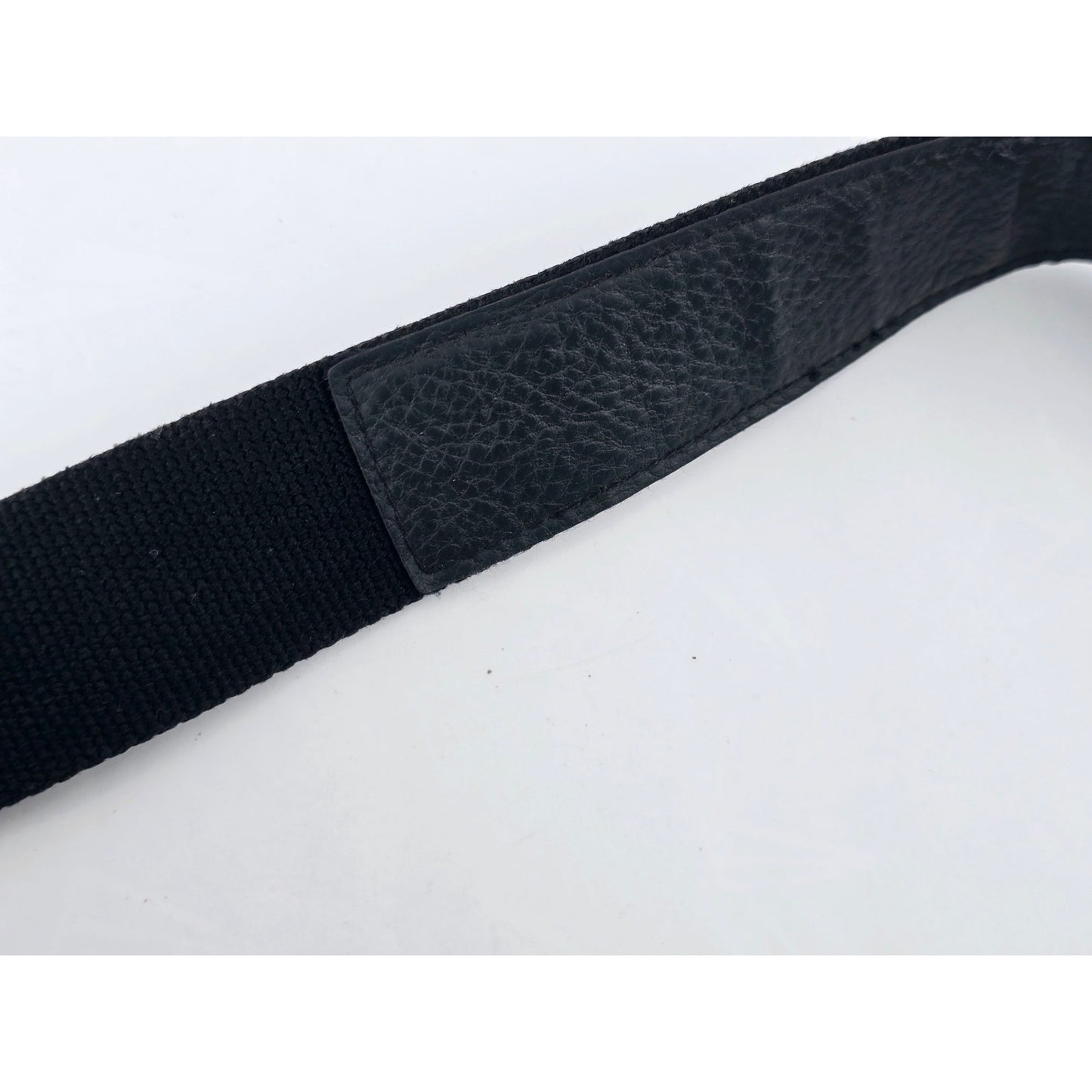 [Pre-owned] Nikon Genuine Camera Neck Strap Black 1.5in (3.8cm) — Near MINT — Japan #3015