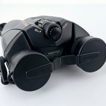 [Pre-owned] Pentax UCF Compact 8-16x21 Zoom Binoculars (Gray) — Near Mint — Japan #5543