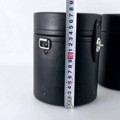 [Pre-owned] Nikon CL-76 Hard Leather Lens Case w/ Strap for AF 17-35mm f/2.8D — Mint — Japan #5457