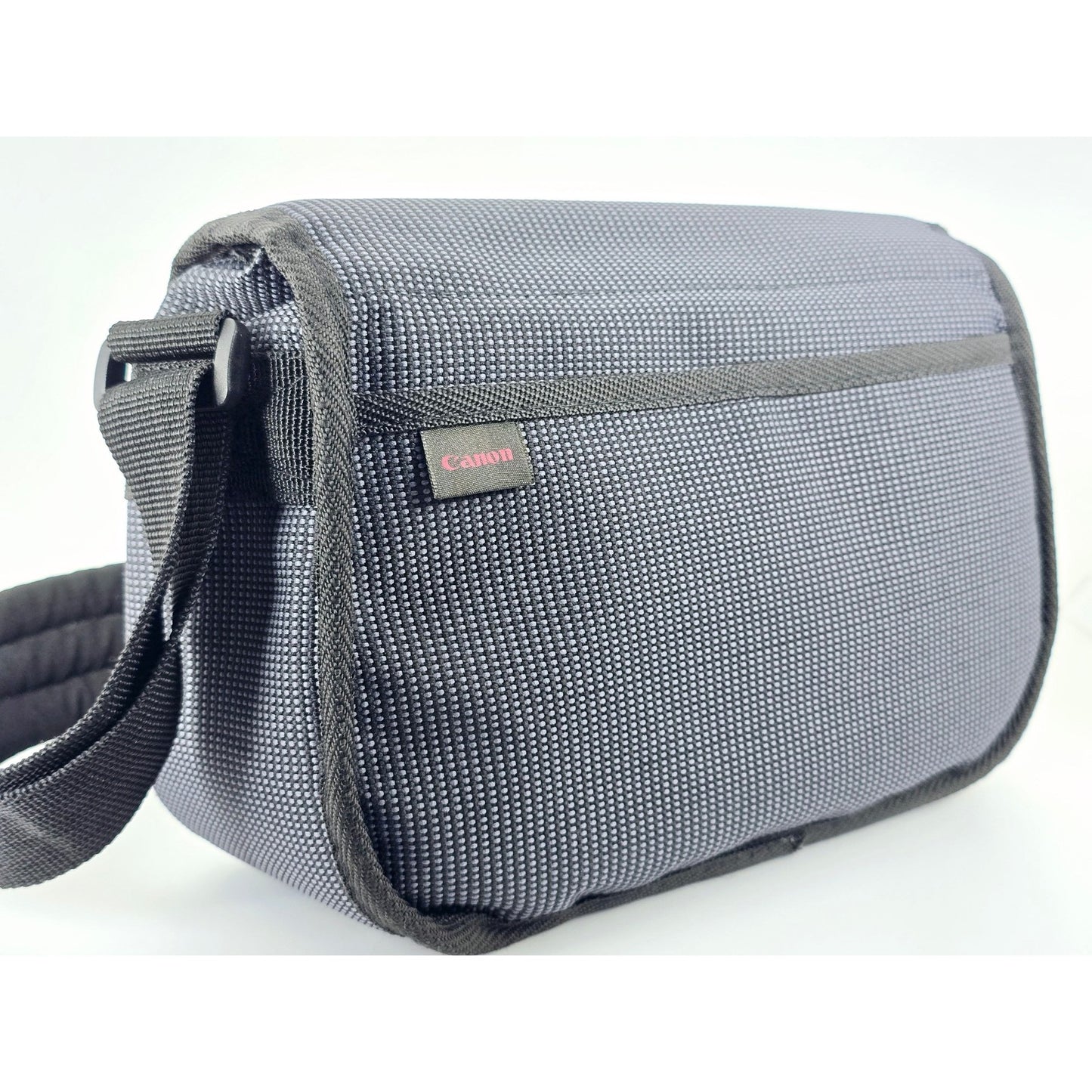 [Pre-owned] Genuine Canon Camera Lens Shoulder Bag Nylon Black — Near MINT — Japan #4804
