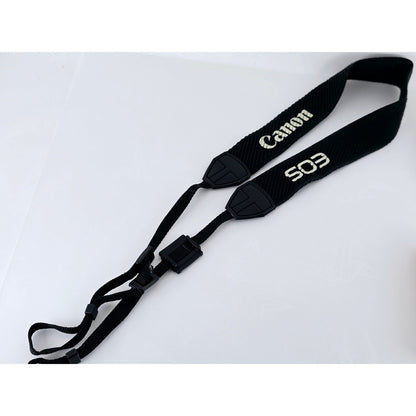 [Pre-owned] Canon EOS Camera Neck Shoulder Strap 1.46in (3.7cm) — Near MINT — Japan #5066
