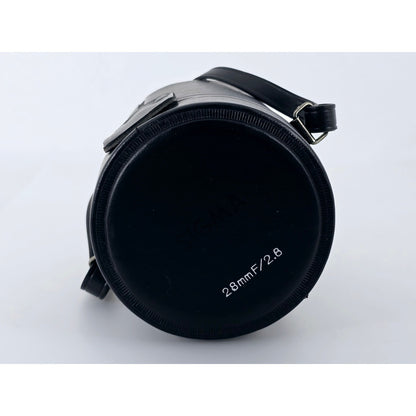 [Pre-owned] Sigma Hard Lens Case for 28mm F2.8 — Near MINT — Japan #4644