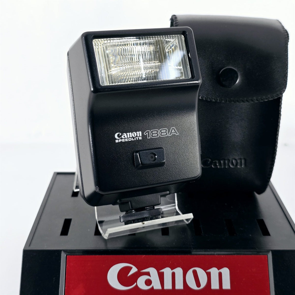 [Pre-owned] Canon Speedlite 188A Shoe Mount Flash for AE-1 AE-1P A-1 — Mint — Japan #5549