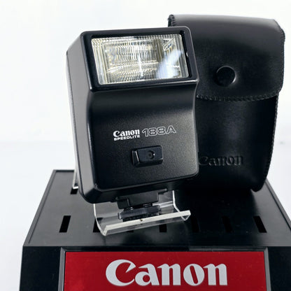 [Pre-owned] Canon Speedlite 188A Shoe Mount Flash for AE-1 AE-1P A-1 — Mint — Japan #5549