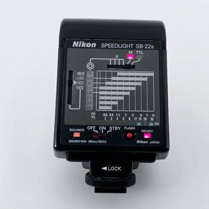 [Pre-owned] Nikon Speedlight SB-22s Shoe Mount Flash — Near Mint — Japan #5349