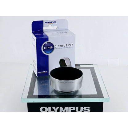 [Pre-owned] Olympus Pen LH-40B Lens Hood for M.Zuiko Digital 45mm F1.8 — Unused — Japan #4203