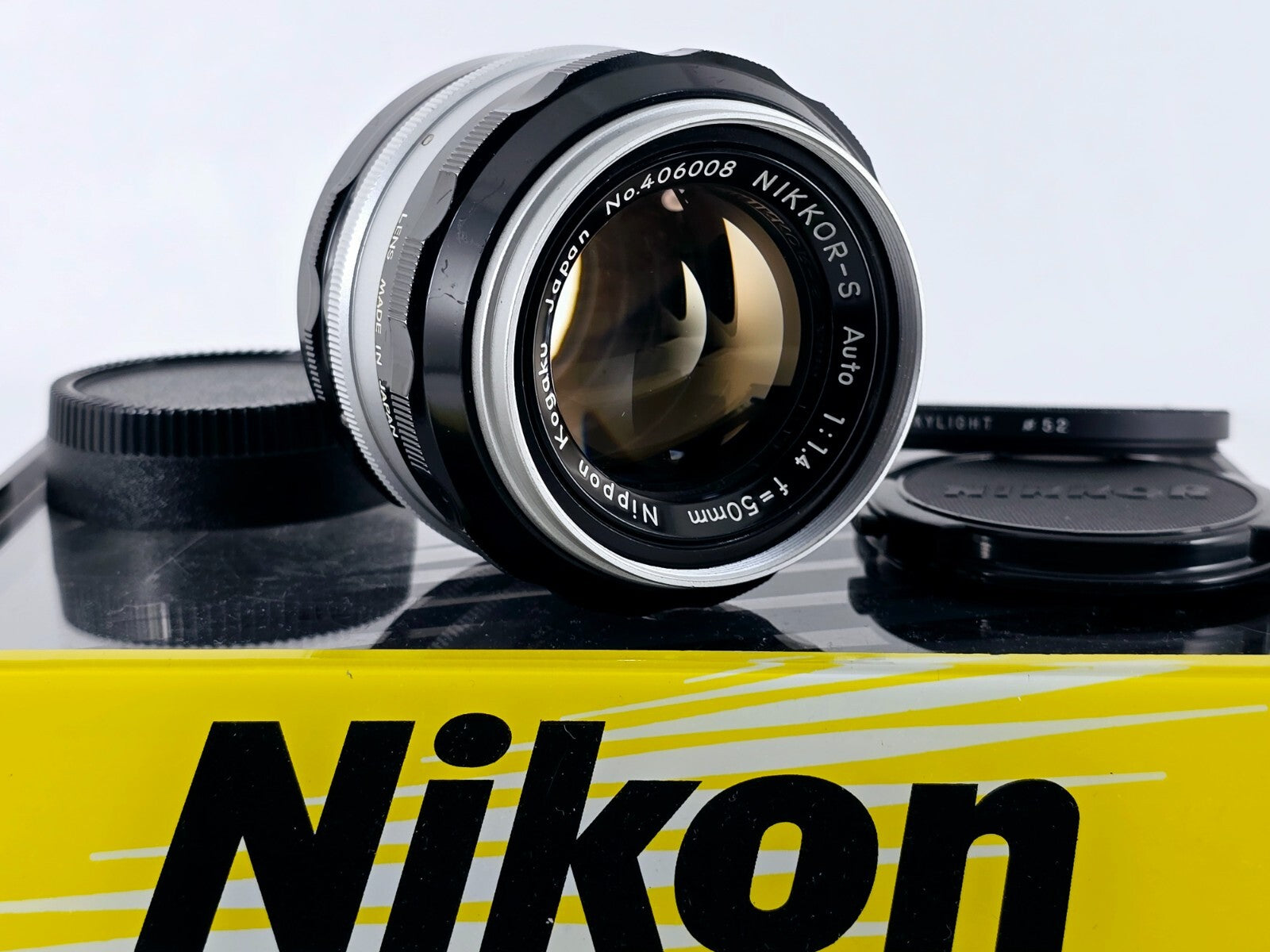 6 Blades Early Model🌸[Near MINT+++] Nikon Nikkor-S Auto 50mm F1.4 MF Lens Japan