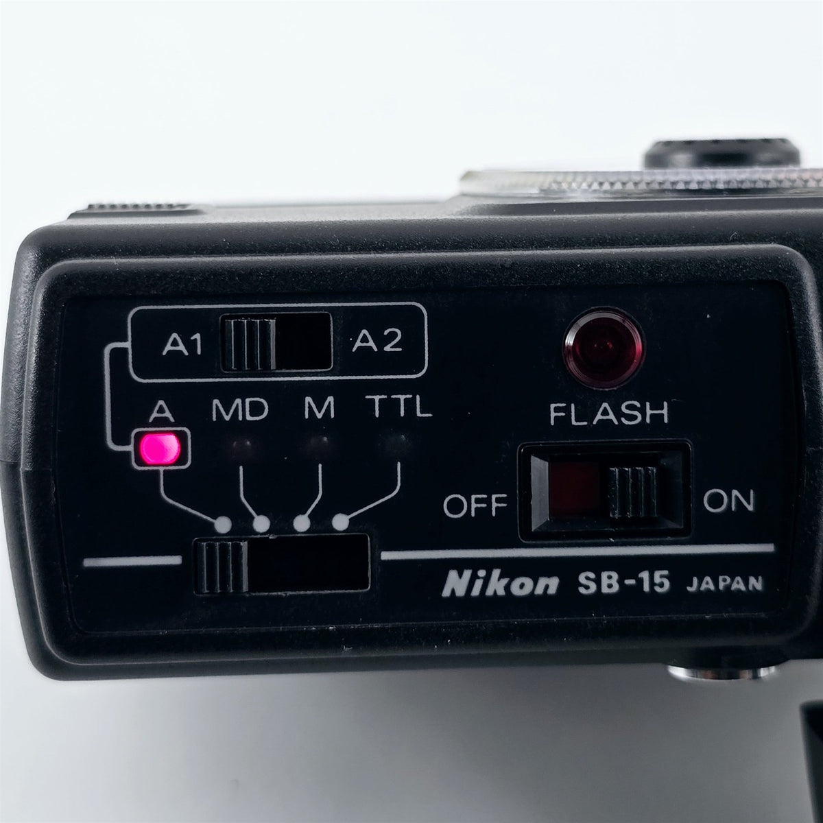 [Pre-owned] Nikon Speedlight SB-15 Shoe Mount TTL Flash for F3 FE2 FM2 FA — Mint — Japan #5714