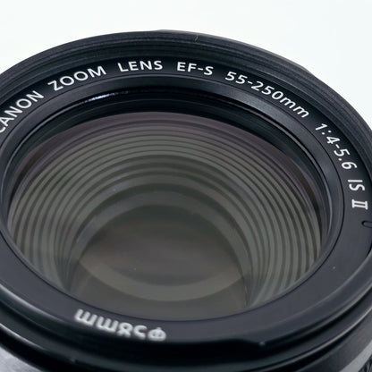 [Pre-owned] Canon EF-S 55-250mm f/4-5.6 IS II Zoom AF Lens — Near Mint+++ — Japan #5773