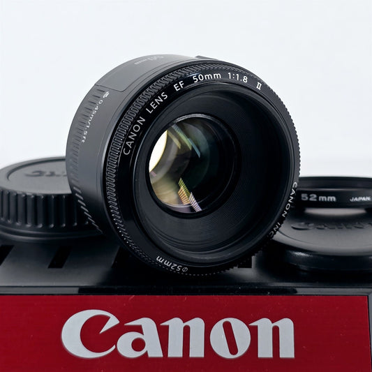 [Pre-owned] Canon EF 50mm f/1.8 II AF Lens for EOS DSLR SLR — Mint — Japan #5498